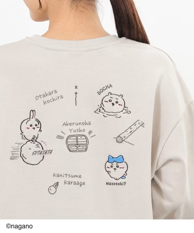 出所：ハニーズ公式通販　ちいかわ／ゆるトレーナー