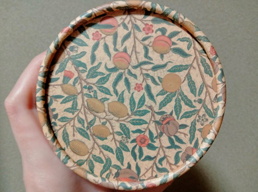 筆者撮影（セリア、ボックス ラウンド ウィリアム・モリス）