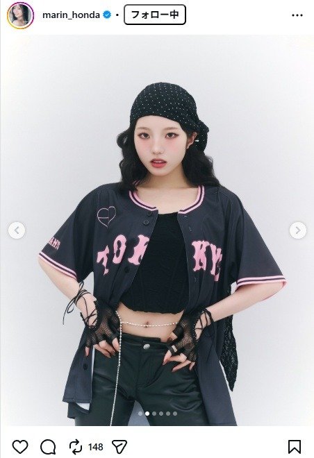 出所：本田真凜のInstagram（＠marin_honda） 参照日：2025年12月23日