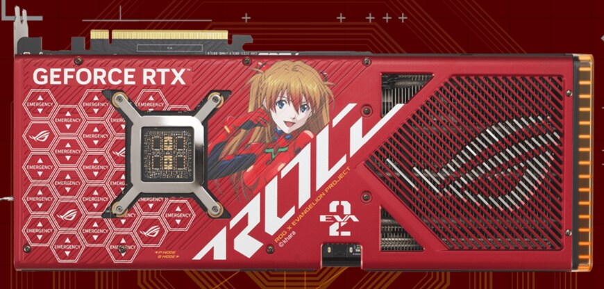 出所：ASUSTeK Computer Inc.　ROG Strix GeForce RTX 4090 EVA-02 Edition