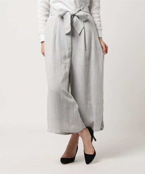 INTERPLANET - サイドボタンワイドパンツ ¥8,532（税込）