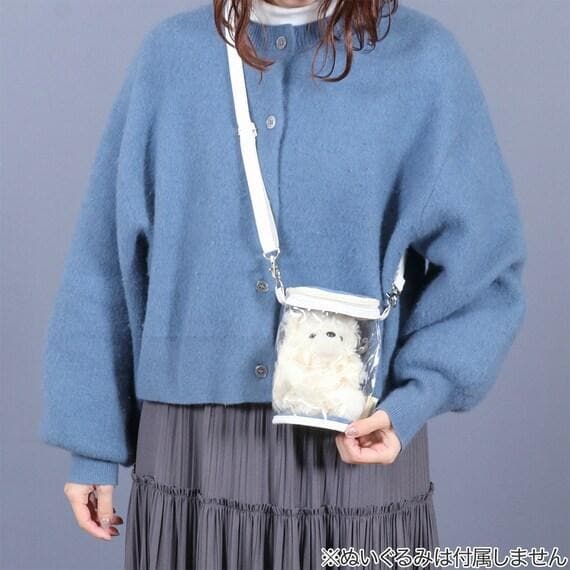 ニトリ 推し活 ぬいぐるみクリアバッグ