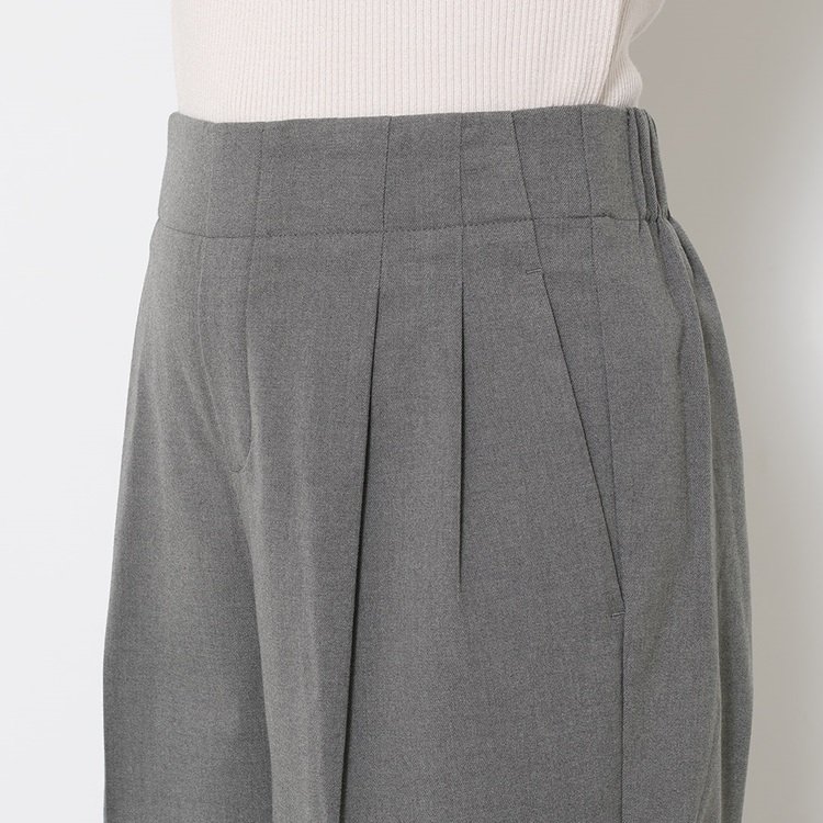 ケユカ公式　美シルエットタックワイドパンツ