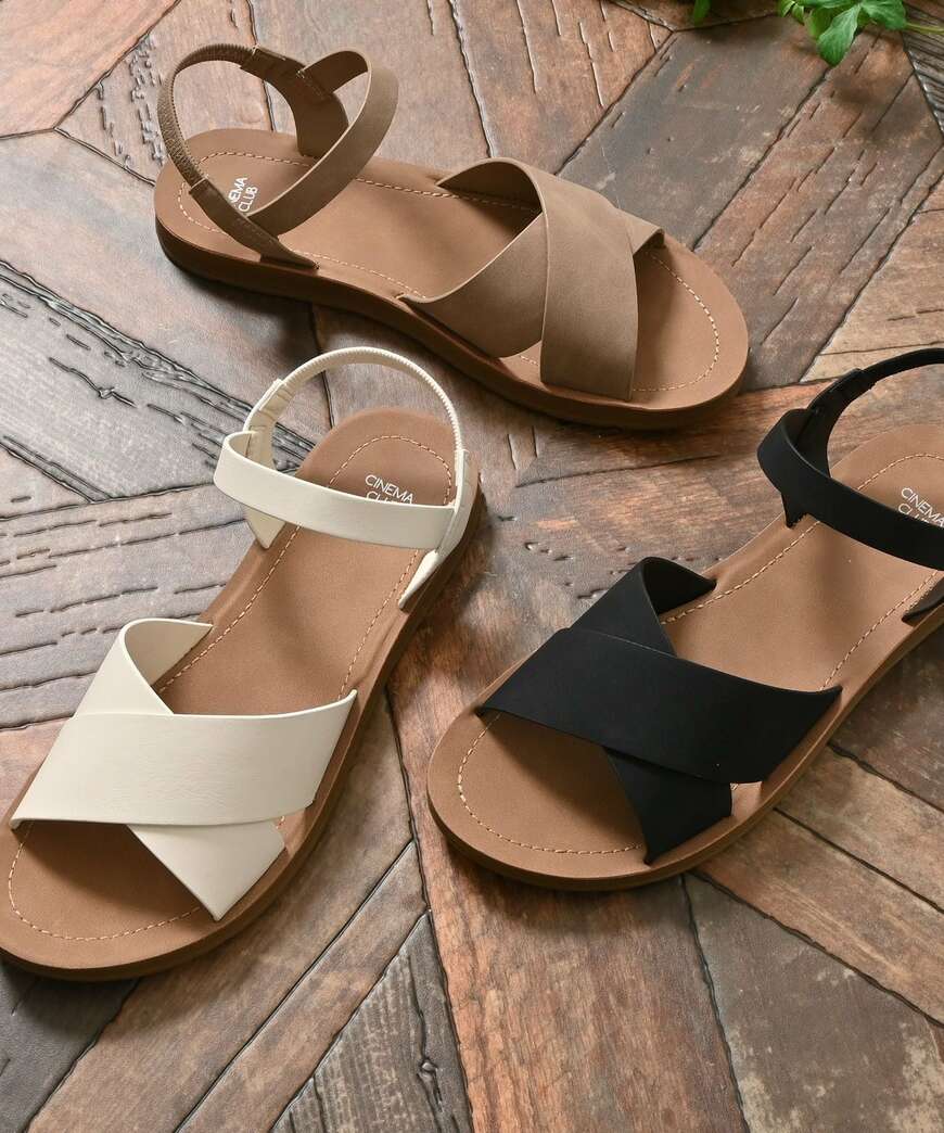 ハニーズ、軽量屈曲クロスサンダル商品画像