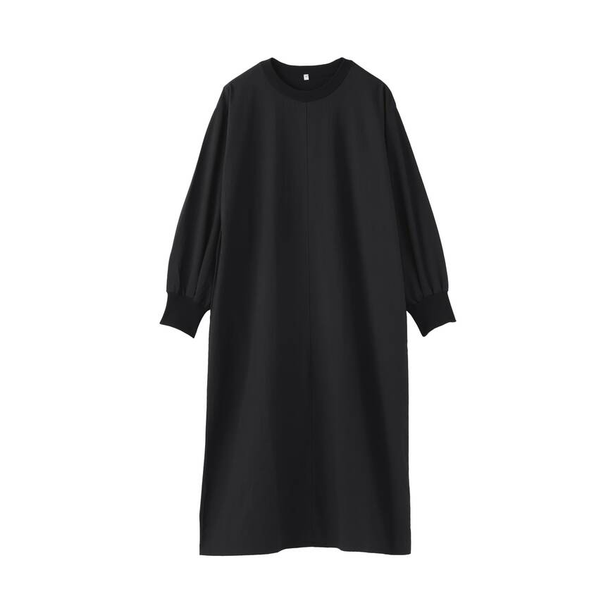 無印良品 婦人 素材に還る ニットコンビワンピース カラー展開