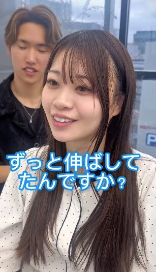 2年ぶりに髪を切る女性