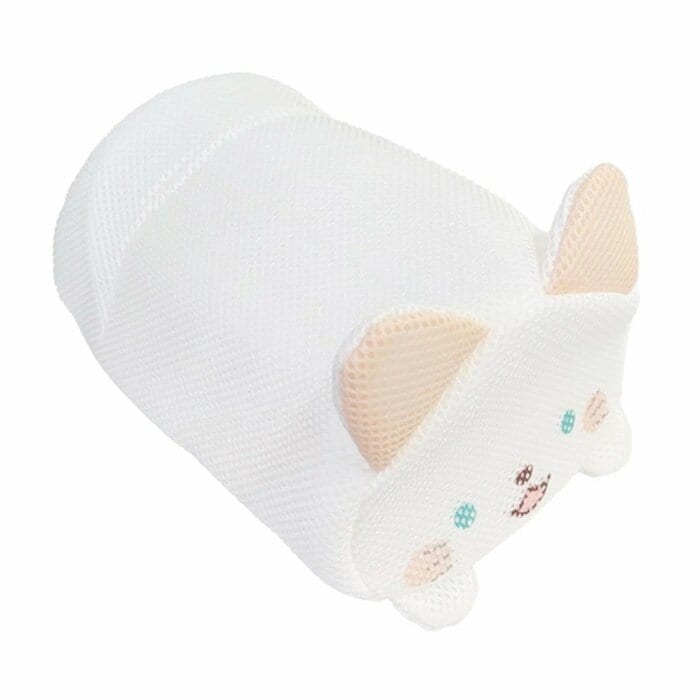 「ぬいぐるみみたいな洗濯ネット シロネコ S」