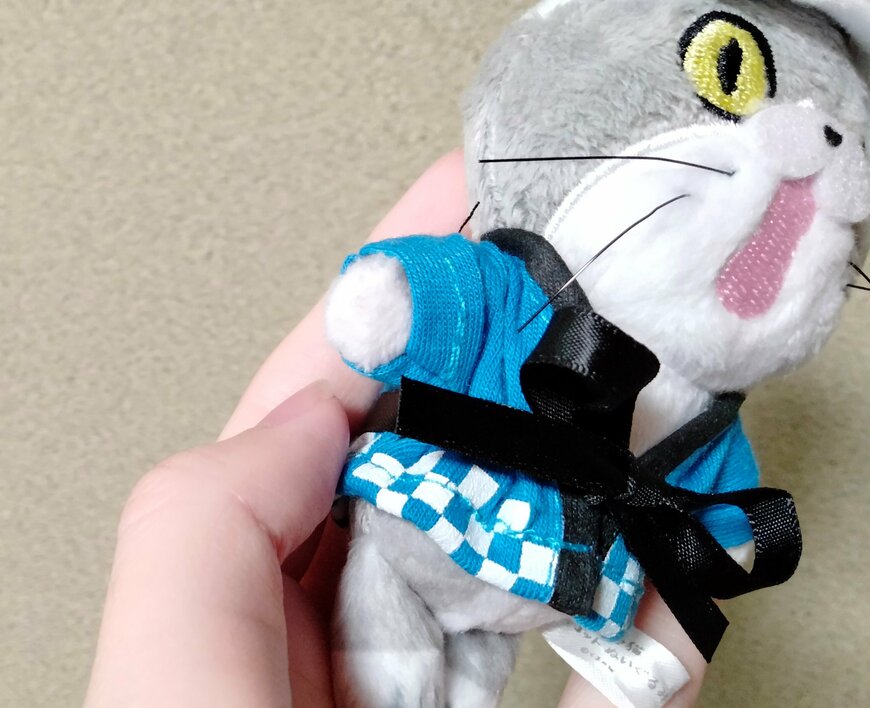 筆者撮影（セリア、ぬい用はっぴ ヲタコレ）