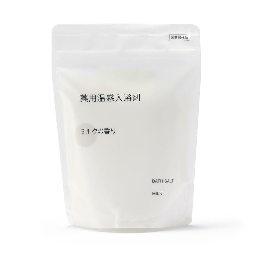 出所：無印良品 薬用温感入浴剤　ミルクの香り