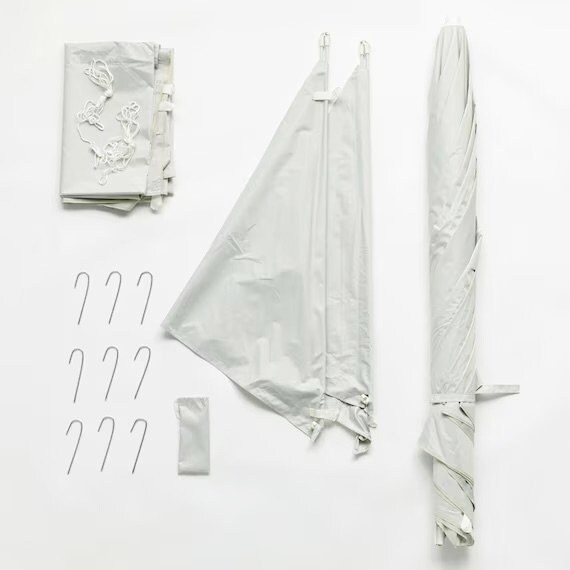 出所：ニトリ公式　簡単設置パラソルテント