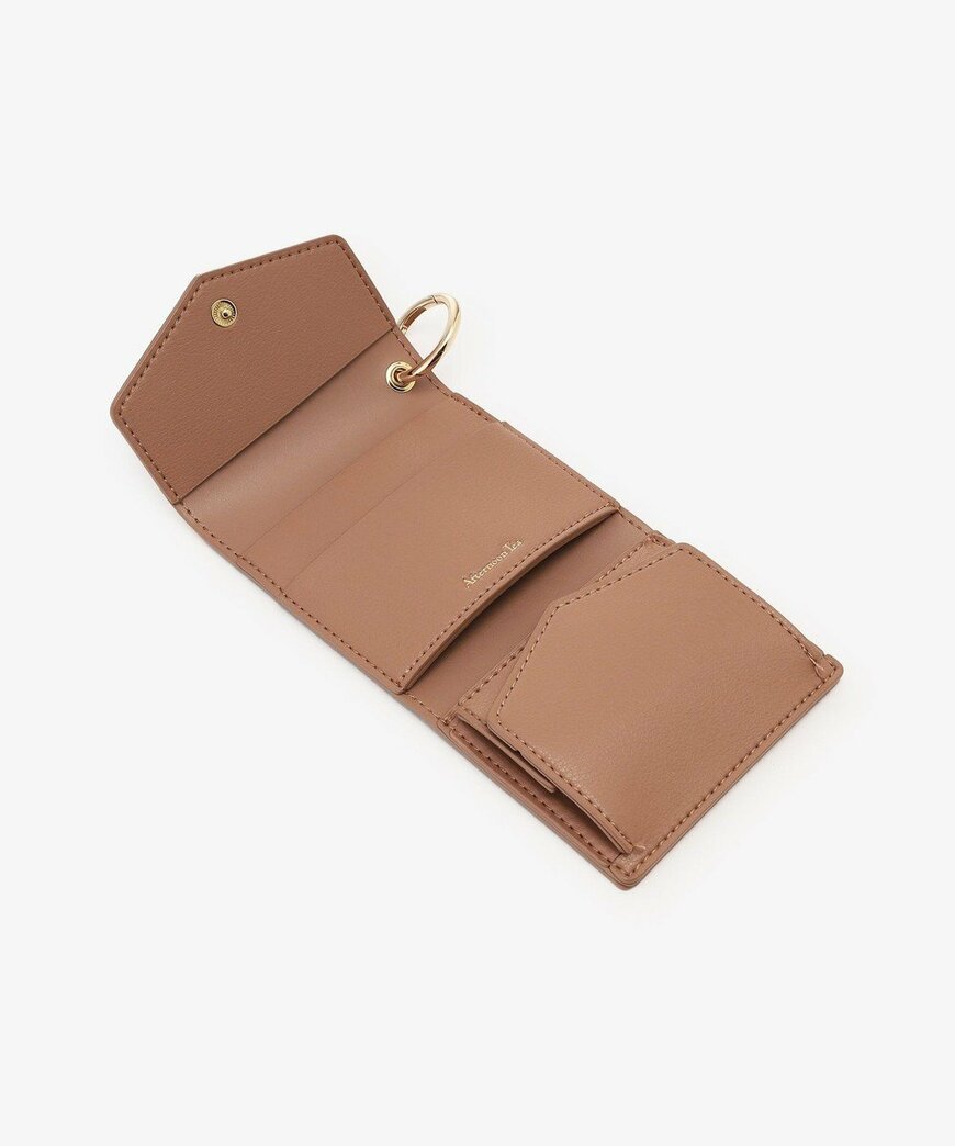 出所：アフタヌーンティー公式　カラビナ付きミニ財布