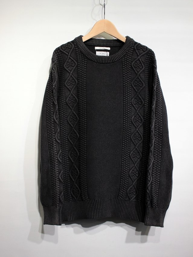 Garage.U.W - Garage.U.W x Mr attick COTTON CABLE KNIT ¥20,520（税込）
