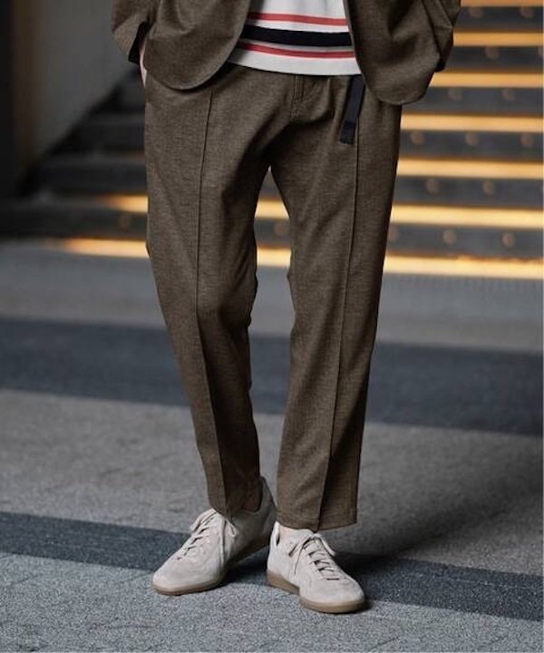 GRAMICCI×EDIFICE - チェックストレッチトラウザーパンツ ¥17,600（税込）
