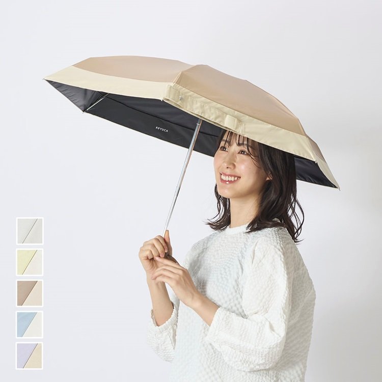 KEYUCA（ケユカ）公式通販サイト　【遮光・UVカット】折畳傘 遮光タイニー バイカラーの画像