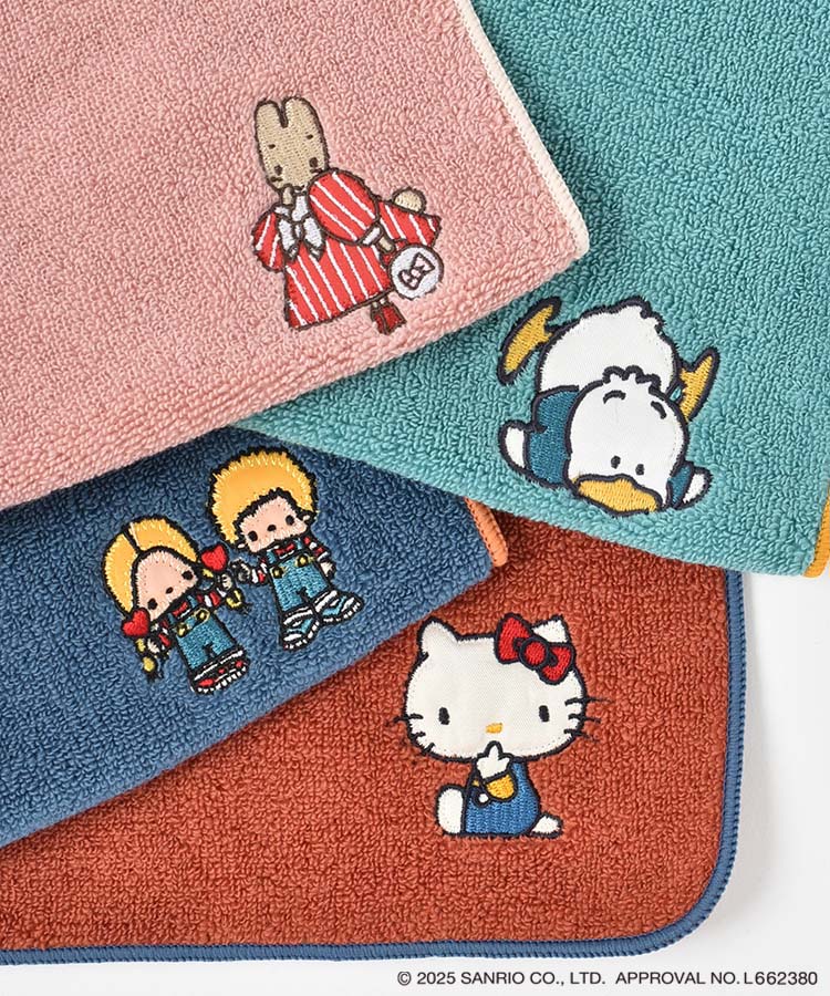 出所:ブルーブルーエ公式 サンリオキャラクターズ レトロシリーズミニタオル