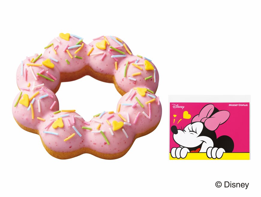 出所：株式会社ダスキン公式　ディズニー　スマイルコレクション　ポン・デ・スマイルストロベリー＜ミニーマウス＞