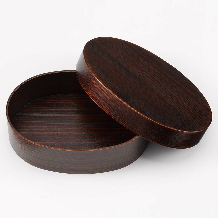 木製　漆塗り弁当箱