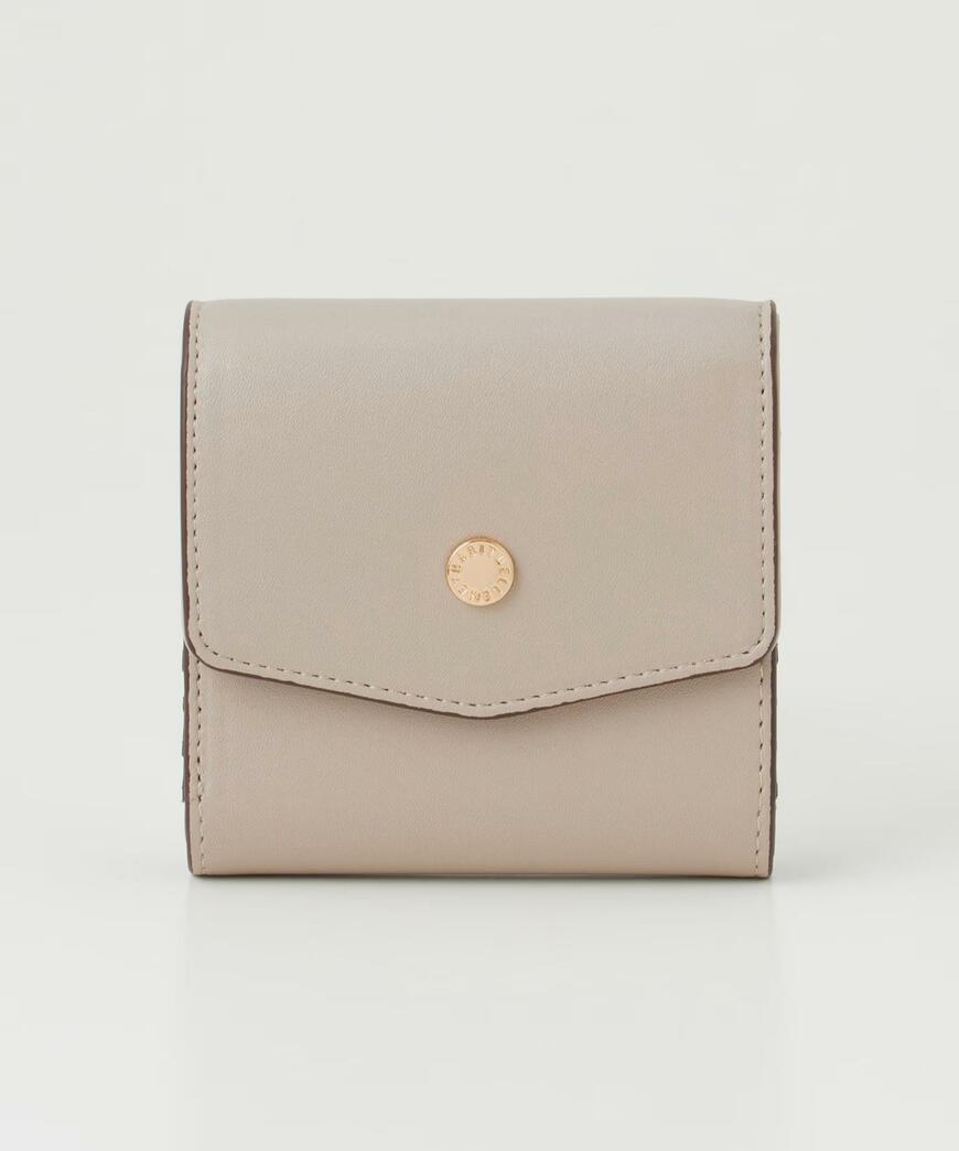 フラップ付ミニ財布