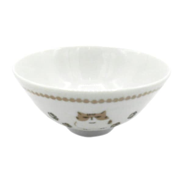 出所：ワッツオンラインショップ【公式】　ブチャネコ 中平飯碗 茶椀 お茶わん