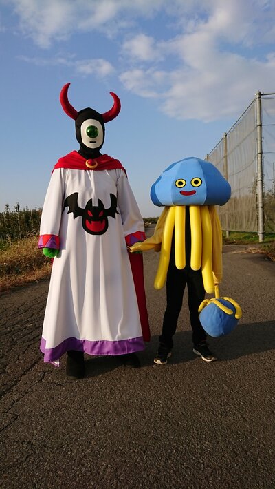 親子のコスプレ姿