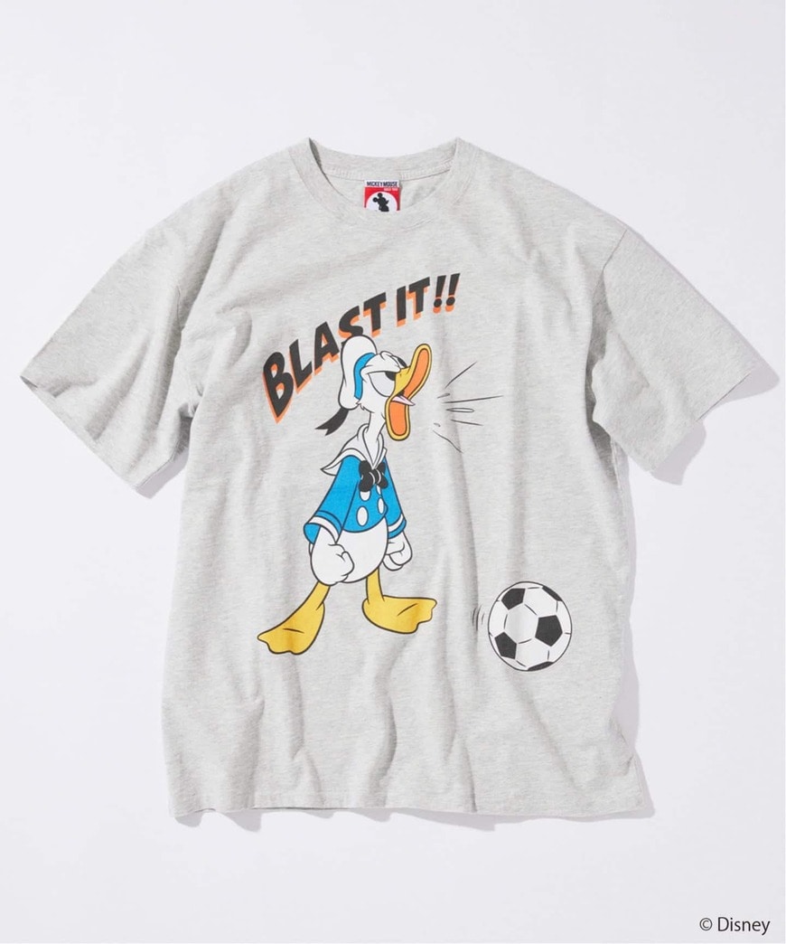 出所：株式会社ベイクルーズ　ミッキー マウス サッカー プリントTシャツ