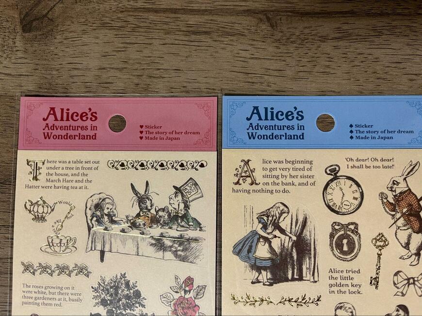 セリア、シール Wonderland画像