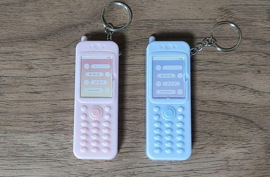 ダイソー、キーホルダー（携帯）の画像