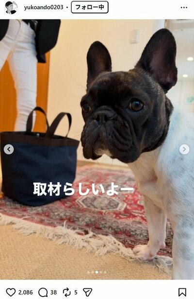 安藤優子のInstagram投稿