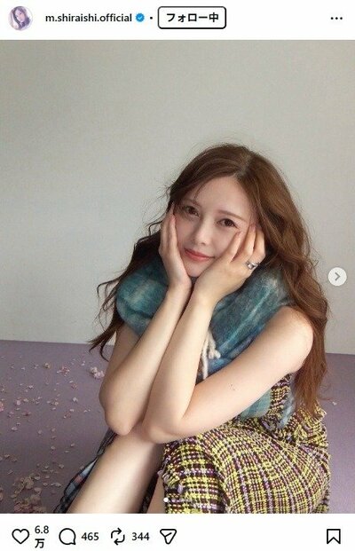 白石麻衣のInstagram投稿