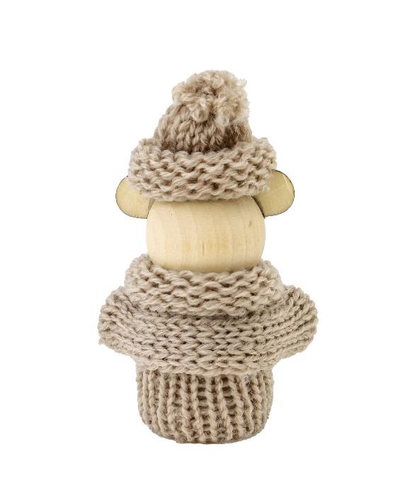 出所：パルグループ公式ファッション通販サイト 3COINS 【Natural Christmas】ニットくまサンタオーナメント4個セット