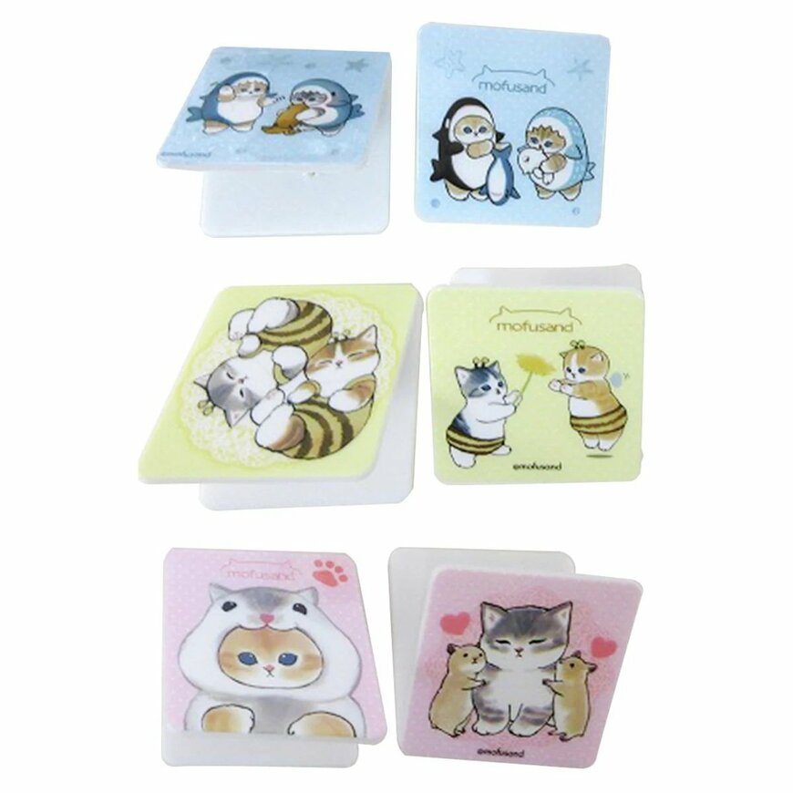 出所：ワッツ公式　mofusand メモスタンドクリップ