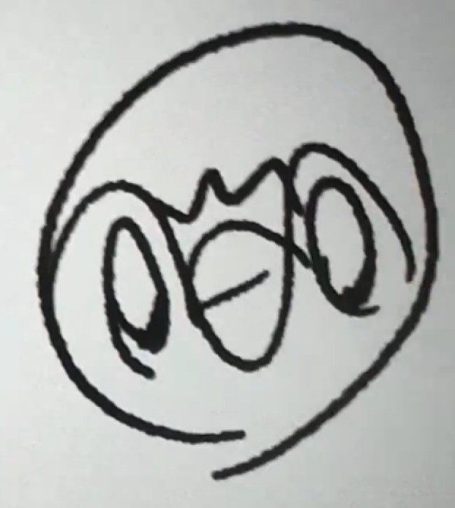 4秒で完成したポッチャマの絵