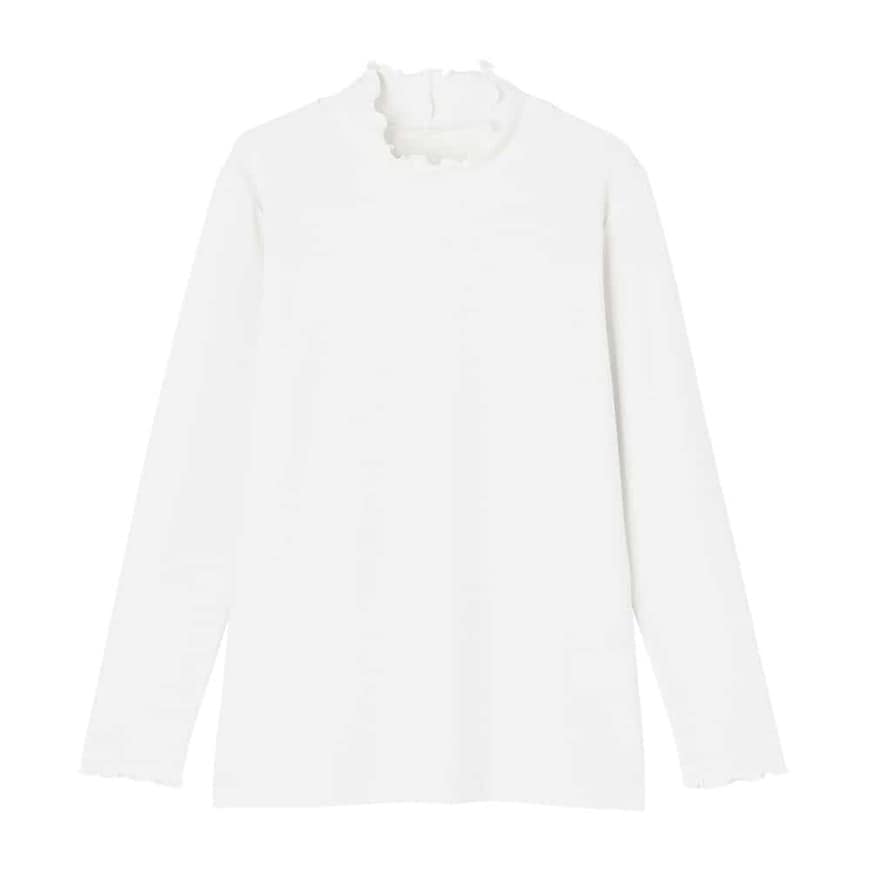 ワークマン公式オンラインストア レディースリブメローハイネックTシャツの画像