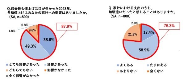 無駄遣いに関する家計調査