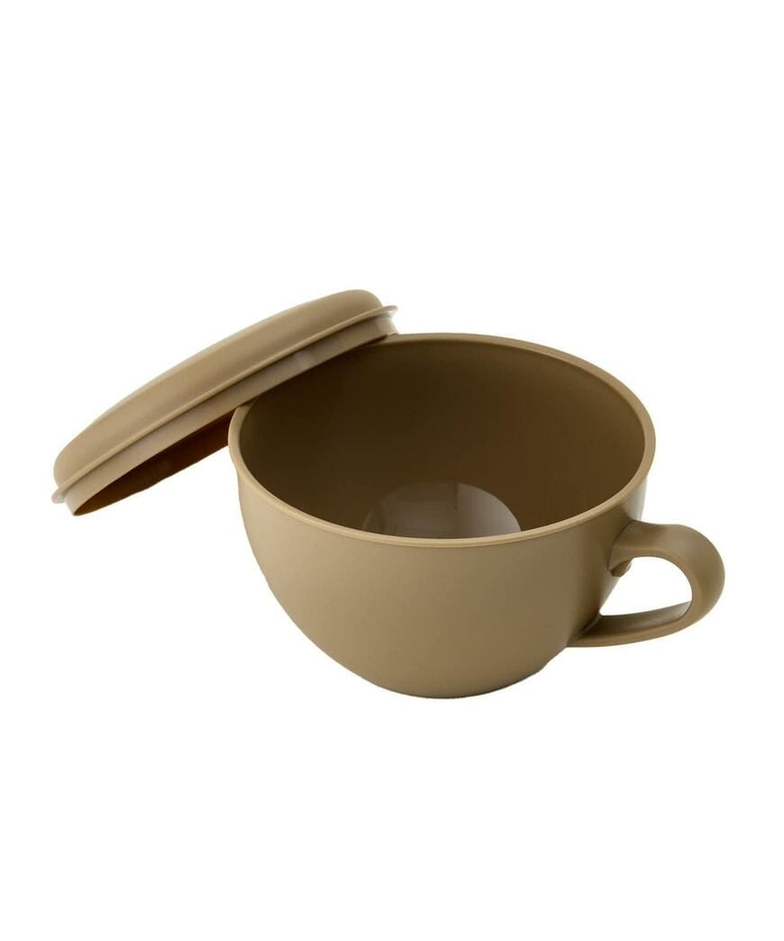 3COINS 《レンジで簡単》フタ付きスープ調理マグ/KITINTO