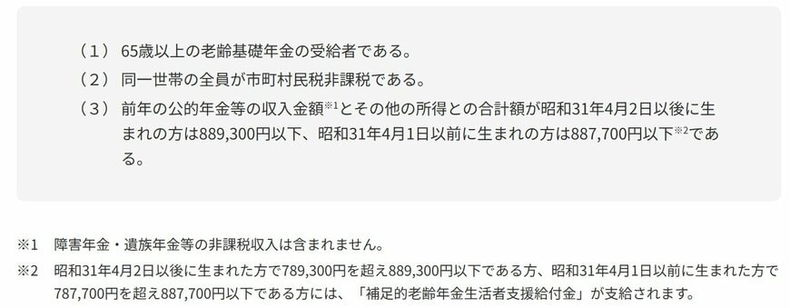 年金生活者支援給付金制度について