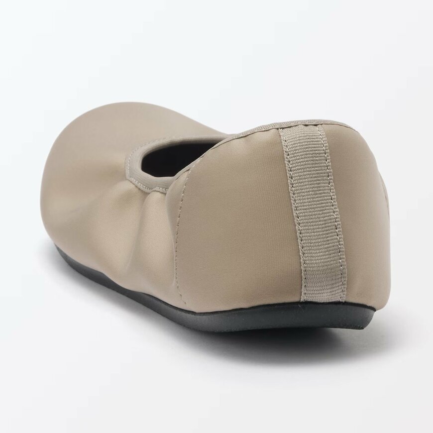 無印良品　婦人　撥水フラットバレエシューズ　画像