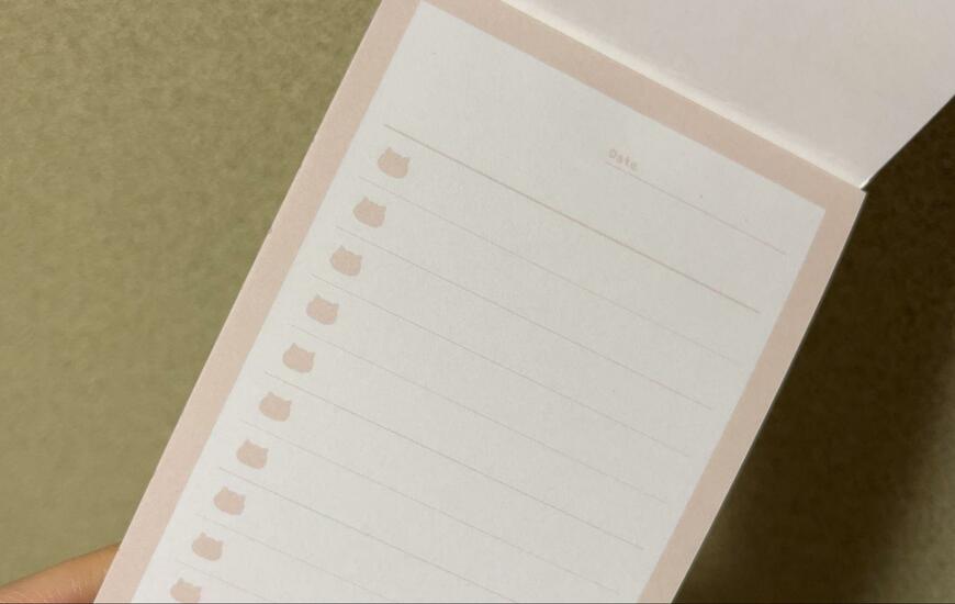 セリア、メモ チェックリスト トラベルネコ 30枚商品画像