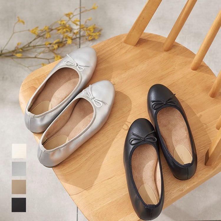 Almo レインバレエパンプス