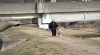 【お相撲さんの休日】「子犬をあやす森麗さん」「尊い」大嶽部屋の森麗（もりうらら）が犬と散歩する休日動画に癒される
