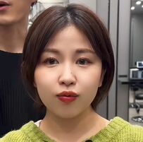 【激変】三角寄りの顔型×技ありショートで垢抜け！卵型の綺麗なシルエットに大変身