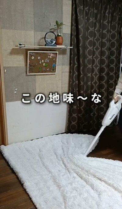 変身前のカーペット