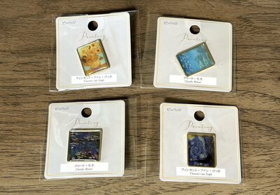 キャンドゥ、モネ 名画ピンバッジ・ゴッホ 名画ピンバッジ商品画像
