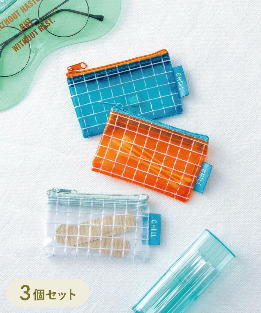 出所：パルグループ公式ファッション通販サイト 3COINS 小物用ミニポーチ3個セット