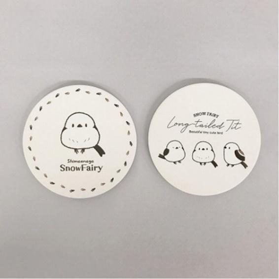 出所：Can★Doネットショップ セラミック吸水コースター　シマエナガ