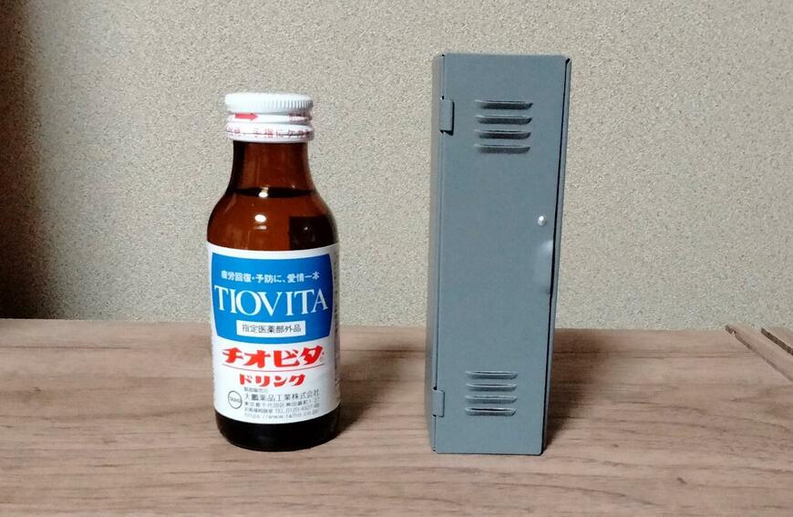 筆者撮影（ダイソー、ブリック レトロロッカー）