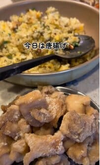 【唐揚げ弁当】組み合わせ抜群の高菜チャーハンも！ボリューム感と食べ応えが話題