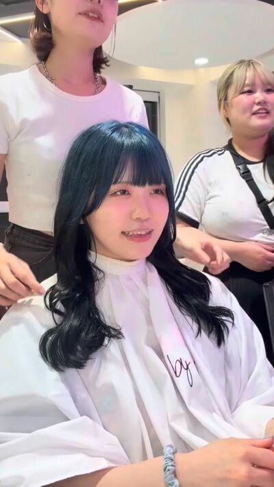 オシャレなブルー系カラーが完成