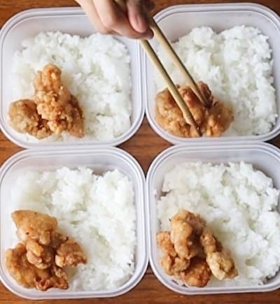 茶色のおかずが詰まった飾らないタッパー弁当！シンプルで一番美味しいと評価される理由