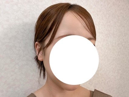 前髪をタイトにまとめてみました
